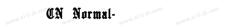 星汉等宽 CN Normal字体转换